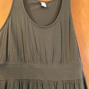 Olive green old navy maxi sun dress
